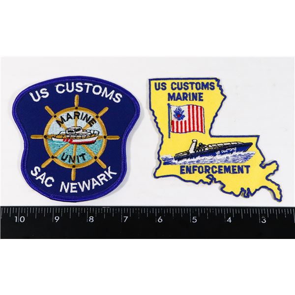 #412 PAIR U.S. CUSTOMS MARINE UNIT ENFORCEMENT