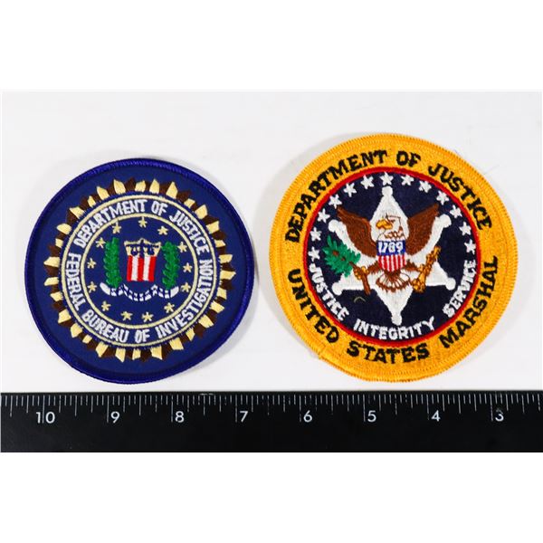 #417 UNITED STATES DEPARTMENT OF JUSTIC PATCH LOT
