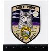 Image 1 : #424 WOLF POINT POLICE DEPARTMENT MONTANA PATCH