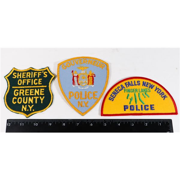 #426 NEW YORK POLICE UNITED STATES LOT 3 PATCHES
