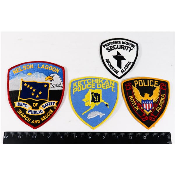 #431 LOT OF 4 UNITED STATES ALASKA POLICE INSIGNIA