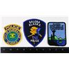Image 1 : #436 LOT 3 PATCHES ALASKA GALENA FAIRBANKS POLICE
