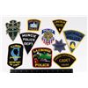 Image 1 : #440 LOT 10 ASSORTED UNITED STATES POLICE PATCHES