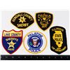 Image 1 : #442 LOT 5 UNITED STATES ILLINOIS POLICE PATCHES