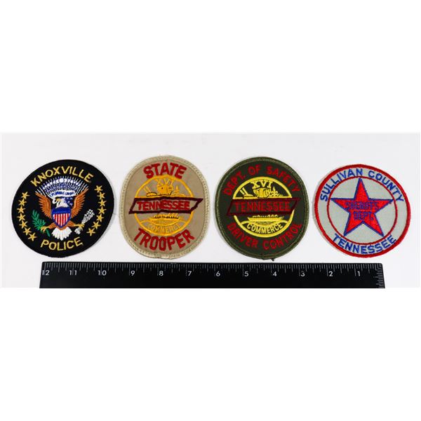 #445 LOT 4 UNITED STATES TENNESSEE POLICE PATCHES