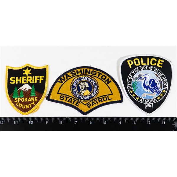 #449 LOT 3 UNITED STATES WASHINGTON POLICE PATCH