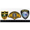 Image 1 : #449 LOT 3 UNITED STATES WASHINGTON POLICE PATCH