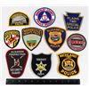 Image 1 : #456 LOT 10 ASSORTED UNITED STATES  POLICE PATCHES