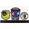 Image 1 : #465  LOT  3 UNITED STATES K-9 POLICE PATCHES LAPD