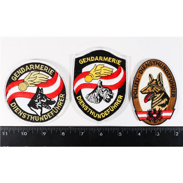 #472 EUROPE AUSTRAIN K-9 POLICE POLIZEI PATCHES