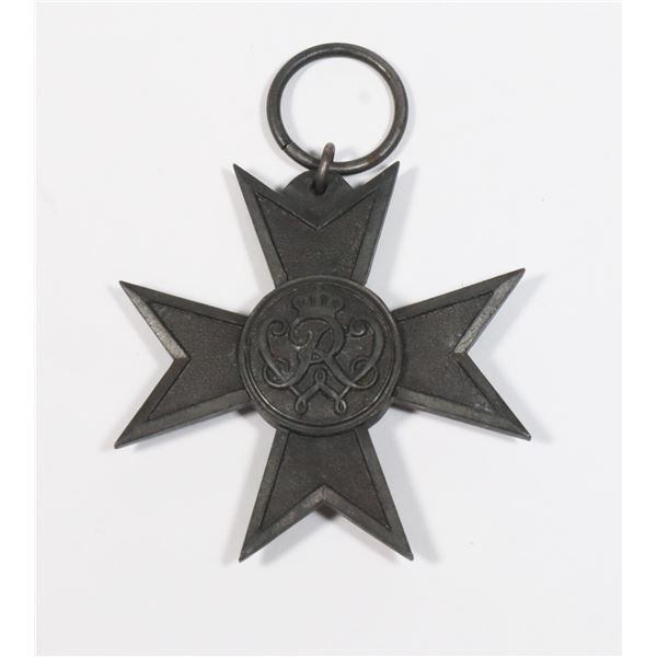 #492 WW1 PRUSSIAN CROSS OF MERIT FOR WAR