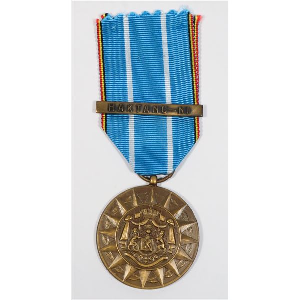 #507 BELGIAN KOREA SERVICE MEDAL HAKTANG-NI BAR