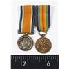 Image 1 : #518 WW1 BRITISH CANADIAN MINIATURE MEDAL PAIR