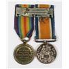 Image 2 : #518 WW1 BRITISH CANADIAN MINIATURE MEDAL PAIR