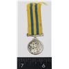 Image 1 : #519 CANADIAN KOREA MEDAL MINIATURE W/ RIBBON