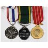 Image 2 : #521 LOT OF 3 MINIATURE MEDALS CANADIAN FORCES