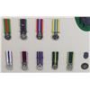 Image 4 : #526 36 MINIATURE MEDALS BRITAIN CANADA FRAMED