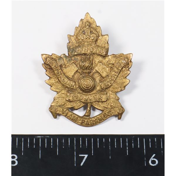 #537 WW1 2ND CANADIAN PIONEER BATTALION BADGE