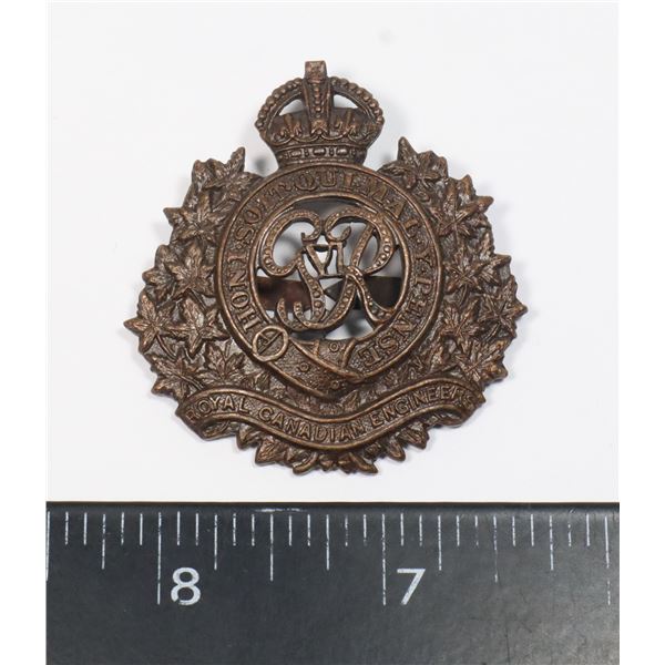 #540 OFFICERS ROYAL CANADIAN ENGINEERS CAP BADGE