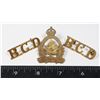 Image 1 : #550 WW2 BRITISH COLUMBIA DRAGOONS CAP BADGE