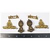 Image 1 : #554 WW2 ROYAL CANADIAN ARTILLERY BADGE SET INC