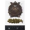 Image 1 : #555 WW2 CALGARY HIGHLANDERS CAP BADGE AND