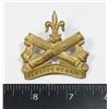 Image 1 : #563 WW2 REGIMENT DE LA CHAUDIERE CAP BADGE