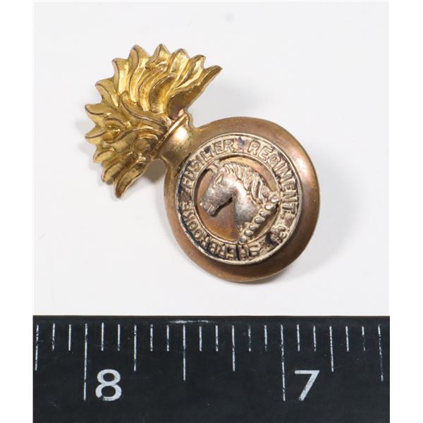 #564 WW2 SHERBROOKE FUSILIERS  OFFICERS COLLAR