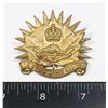 Image 1 : #565 WW2 WESTMINSTER REGIMENT CAP BADGE B.C.