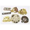 Image 2 : #571 WW1 WW2 LOT OF 7 CANADIAN CAP BADGES AND