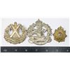 Image 1 : #575 3 WW2 CANADA CAP BADGES ELGIN REGIMENT