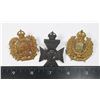 Image 1 : #576 3 WW2 CANADA CAP BADGES REGINA RIFLE REG