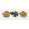 Image 2 : #576 3 WW2 CANADA CAP BADGES REGINA RIFLE REG