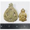 Image 1 : #577 2 CANADA CAP BADGES ROYAL MONTREAL REGIMENT