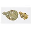 Image 2 : #577 2 CANADA CAP BADGES ROYAL MONTREAL REGIMENT