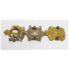 Image 2 : #580 CANADA 3 WW2 CAP BADGES LE REGIMENT DE HULL