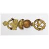 Image 2 : #581 LOT OF 3 WW2 CANADIAN CAP BADGES INCLUDING