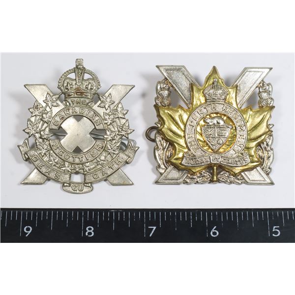 #586 1949 PERTH REGIMENT + WW2 CANADIAN SCOTTISH