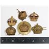 Image 1 : #592 6 WW1 WW2 BRITISH CROWN RANK INSIGNIA