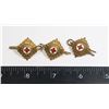 Image 1 : #593 BRITISH MILITARY UNIFORM RANK PIP RED CROSS