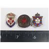 Image 1 : #602 3 WW1 WW2 CANADIAN PINS GREAT WAR VETERANS