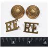 Image 1 : #609 BRITISH ROYAL ENGINEERS SHOULDER TITLE BUTTON