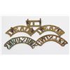 Image 2 : #610 LOT OF 5 BRITISH SHOULDER TITLES WW2   DEVON