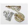 Image 2 : #614 LOT OF 3 BRITISH CAP BADGE INSIGNIA INCLUDING