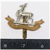 Image 1 : #616 BRITISH ROYAL WARWICKSHIRE CAP BADGE