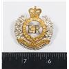 Image 1 : #623 OFFICERS ROYAL CANADIAN ENGINEERS CAP BADGE