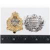 Image 1 : #644 LOT OF 2 CANADIAN MILITARY BADGES INCLUDING