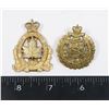 Image 1 : #646 LOT LORD STRATHCONA'S HORSE + BCD CAP BADGES