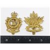 Image 1 : #647 LOT CANADIAN MILITARY BADGES SHERBROOKE
