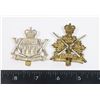 Image 1 : #649 LOT OF 2 CANADIAN MILITARY BADGES